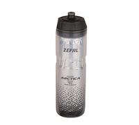 ZÉFAL Bidón Isothermo Arctica 75, 750ml, Unisex Adulto, Plateado y Negro, 750 ml