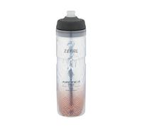 ZEFAL Arctica Pro 75 - Bidón Isothermico Bicicleta - Botella Termica Bicicleta Plata/Rojo, 750 ml