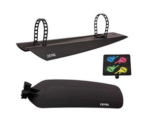 ZEFAL Kid MTB Mudguard Set con Etiquetas- Guardabarros para MTB Niños y Junior - para Bicicletas de 16" / 20"