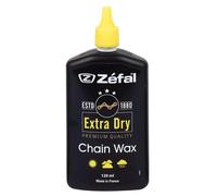 ZEFAL | Lubricante De Transmisión Extra Dry 120ml - Extra Dry Wax es un lubricante seco a base de cera que mantiene la transmisión limpia mientras repele eficazmente el agua y el polvo DARK GREY