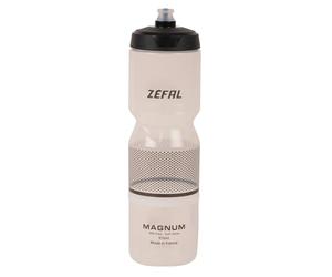 ZEFAL Magnum Transparente - Bidón Ciclismo Reutilizable - Botella Bicicleta y MTB Sin BPA - Transparente, 975ml