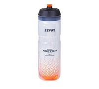 ZÉFAL Naranja, Bidón Isothermo Arctica 75 Plata, 750ml, Unisex Adulto, 750 ml