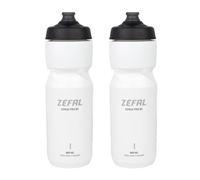 ZEFAL Pack Bidón Bicicleta Sense Pro 80 - Botella Bicicleta Impermeable - Bidon Ciclismo MTB/Bici Montaña o Bicicleta de Carretera - 2 x 800ml, Blanco