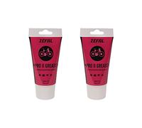 ZEFAL Pack Pro II Grease - Dos tubos de 150 ml de grasa bicicleta - Grasa para bicicleta ideal rendimiento - Grasa Rodamiento, Pedalier, y Tija de sillín - 2 x 150 ml tubo de grasa