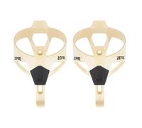 ZEFAL Pack Pulse A2 - Pack de Dos Portabidones Bicicleta Ligeros - Portabotellas MTB y Bicicleta de Carretera - Resistente y Duradero, 26 g Cada Portabidon Bicicleta - Beige