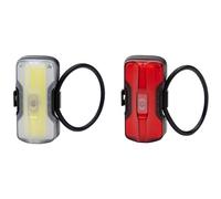 ZEFAL Pack Vision F20 + Vision R20 - Luces Bicicleta Delantera y Trasera - Luz Bicicleta Delantera y Luz Bicicleta Trasera Recargables USB-C - Luces Bicicleta 20 + 20 lúmenes