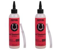 ZEFAL Pack Z Sealant - 2 x 240 ml - Liquido Antipinchazos Bicicleta - Líquido Tubeless MTB Y Compatible con Neumáticos Válvulas Presta y Schrader - 2 Botellas de 240 ml