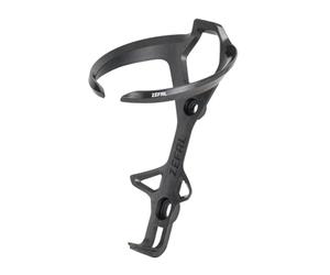 ZEFAL Pulse L2 - Portabidon Bicicleta Carbono - 18g - Fabricado en Francia | Porta Botellas de Agua en Carbono - Soporte Botella Bicicleta Ultraligero y Resistente - Negro