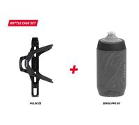 ZEFAL Pulze Z2 & Sense Pro 50 Portabidón Bicicleta, Unisex, Negro, Universal Pul