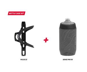 ZEFAL Pulze Z2 & Sense Pro 50 Portabidón Bicicleta, Unisex, Negro, Universal Pul