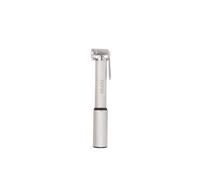 ZEFAL Road Micro Bomba Bicicleta de Carretera - Bombin Bicicletas de Aluminio para Valvulas Presta y Schrader - Hinchador Bicicleta Ligera y Robusta - Plata, 95g
