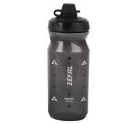 ZEFAL Sense Soft 65 No Mud - Bidón Ciclismo y MTB Con Protección De La Tetina - Botella Bicicleta y Deporte Sin BPA - Negro Ahumado, 650ml