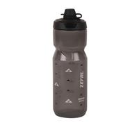 ZEFAL Sense Soft 80 No Mud - Bidón Ciclismo y MTB Con Protección De La Tetina - Botella Bicicleta y Deporte Sin BPA - Negro Ahumado, 800ml