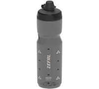 ZEFAL Sense Soft 80 No Mud - Bidón Ciclismo y MTB Con Protección De La Tetina - Botella Bicicleta y Deporte Sin BPA - Negro Ahumado, 800ml