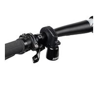 ZEFAL Trail Bike Bell - Timbre Bicicleta Montaña y Gravel - Timbre Bici Fabricado en Aluminio - Negro - Manillares Ø 22,2 a 35 mm - Fabricado en Francia