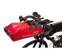 ZEFAL Z Adventure Aero F12 Equipaje-Bolsa de Mensajero, Ciclismo, Negro/Rojo, 12 litros