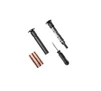 ZEFAL Z Bar Tool - Kit Reparacion Tubeless Integrado en el Manillar - Multiherramientas y Kit Repara Pinchazos Bicicleta MTB Tubeless - Herramientas y Mechas Pinchazos MTB - 103g