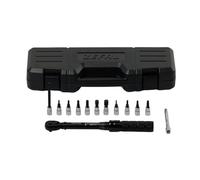 ZEFAL Z Torque Wrench - Llave Dinamométrica para Bicicleta con Ajuste de 0,1 Nm - Compatible con Piezas de Carbono - Kit de Mantenimiento con Puntas Hex y Torx Completas