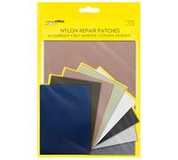 ZEFFFKA Parche de Reparación Autoadhesivo de Nailon Pack de 8 Impermeable Duradero 13x18cm Para Chaquetas Tiendas de Campaña Mochilas Sacos de Dormir Ropa 8 Colores Sin Plancha Fácil Aplicación