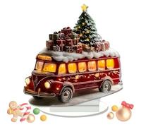 Zegaqae Adorno Navideño De Acrílico,Adorno Festivo Bidimensional De Acrílico para Mesas | Accesorios Festivos para Fiestas para Interior Oficina Bodas Salón Alfeizar Escritorio Comedor Vacaciones