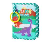 Zegaqae Álbum De Fotos Para Primeros Meses Del Bebé | Libro Sonajero De Dinosaurios Para Recuerdos Infantiles,Álbum Educativo Para Fotos 10x15 Cm Recuerdo Para Cumpleaños Y Fiestas