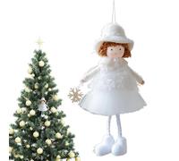 Zegaqae de Ángel - Decoración Navideña de de Ángel | Colgante de Niña de Peluche para Pared Puerta Jardín Infantil Regalos de Boda Adultos