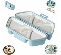 Zegaqae Onigiri 6 en 1 | Prensa de sushi triangular antiadherente | Forma de arroz triangular | para almuerzo, cocina, escuela, oficina, camping, picnic al aire libre