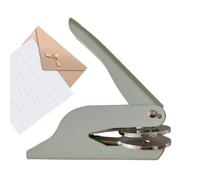 Zegaqae Sello Grabador | Sello Gofrado Para Bibliotecas | Manual Elegante Para Invitaciones de Boda Sobres Papel Grabado Para Uso Personal