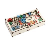 Zegaqae Sobres para Efectivo Navideño - Sobres para Dinero con Grabado De La Temporada | Caja De Monedas Hueca De Navidad - para Fiestas Reuniones Graduación Hogar Bodas Oficina Viaje