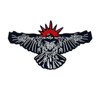 Zegin Parche bordado de The Flying Crow Raven para coser o planchar