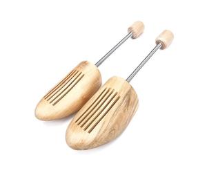 Zegnuem Ensanchador de Zapatos, Hormas para Zapatos de Madera, Tensor de Zapatos para Hombre y Mujer, Transpirable, para Botas o Zapatillas de Deporte (Tamaño 42-46)