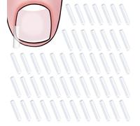 Zegnuem Juego de pinzas para uñas encarnadas, juego de pinzas para uñas con elevador, 50 piezas de corrección de uñas de los pies con levantador de uñas, para correcciones de crecimiento de uñas de