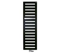 Zehnder Radiador de diseño metropolitano MEP-060-090, ZM100790B300000, Radiadores de baño: Negro RAL 9005
