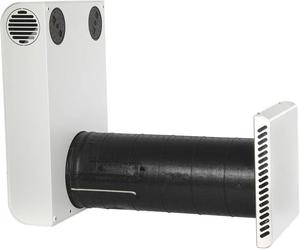 ZEHNDER Unidad de ventilación de confort ComfoAir70 con capuchón de pared exterior, sin conducto de pared