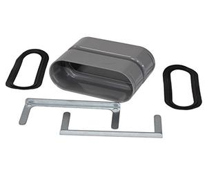 Zehnder - Unión plana de 51 - el tubo de ventilación