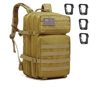 ZEHNHASE Mochila Táctica Impermeable 45L Gran Capacidad Nylon 600D Múltiples Bolsillos para Senderismo Acampada, Montañismo, Caza, Aire Libre Ciclismo y más