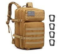 ZEHNHASE Mochila Táctica Impermeable 45L Gran Capacidad Nylon 600D Múltiples Bolsillos para Senderismo Acampada, Montañismo, Caza, Aire Libre Ciclismo y más