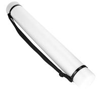 Zeichenröhre Aufbewahrungsröhre Verstellbar Verstärkt Ausziehbar Sammelröhre für Poster Zeichnungen Kunstwerke Dokumente PE Material 5 Farben 63cm bis 108cm Christmas Gifts (Blanca)