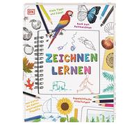 Zeichnen lernen: Zeichenschule für Kinder mit vielen Seiten zum Reinzeichnen. Alles rund ums Zeichnen für Kinder ab 7 Jahren
