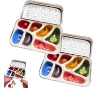 ZEID Handmade Sorting Jars - Relieve Anxiety, Sensory Sorting Box, Portable Calm Down Jar, Adult Fidget Gift for People Who Struggle to Focus (1)