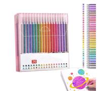 ZEID Implementarch Pens, Implementarch Glitter Gel Pen Set, Glitter Gel Pens Sets for Adult Coloring Books, for Drawing, Doodling, Crafts and Taking Note (36 Colors)