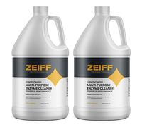 Zeiff Limpiador enzimático multiusos de grado profesional, potente fórmula de limpieza y eliminación de olores para superficies profesionales y domésticas, 1 galón, brisa cítrica, paquete de 2