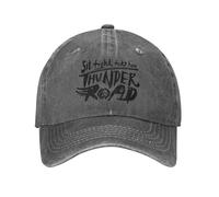 ZEIGDCYOV Bruce The Street Band Springsteen Thunder Road Gorra de béisbol Unisex Estilo Vaquero Desgastado Snapback Gorra Ajustable Gorra