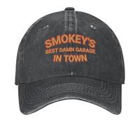 ZEIGDCYOV El Mejor Maldito Garaje de Smokey Yunick en la Ciudad Gorra de béisbol Gorra Masculina Visor térmico Sombrero de Playa de Moda Lujo Masculino Femenino