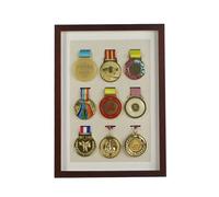 Zeihyeurus Medallas Militares Caja ExhibicióN,Marcos De ExhibicióN De Medallas,Medalla Caja Expositora Insignias,Durable,De Larga DuracióN,Simple Y Hermosa,para Mostrar Tu Medalla Militar,O Deportiva