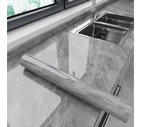 Zeihyeurus Paneles De Pared con DiseñO De MáRmol,Azulejos Adhesivos Cocina,Cocina Papel Pintado Marmol,Papel Adhesivo para Muebles,öLbestäNdig,Impermeable,para Armario,Puerta,Armario