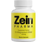 ZeinPharma Suplemento alimenticio energético de dimalato de magnesio, 100 mg 60 caps.
