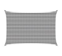 Zeiquah Toldo de color antracita, blanco, 3 x 4,5 m, HDPE, protección UV, resistente al viento, para jardín, balcón, terraza, cenador