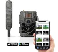 Zeiss Secacam 5 | Cámara de Caza Profesional 4G con Detección de Movimiento, Tarjeta SIM, Tránsmision a App Móvil en Tiempo Real y Reconocimiento IA - Cámara Camuflada 12MP Resistente a la Intemperie