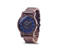 Zeitholz Reloj de Madera para Hombre - Reloj Solar Sonnenberg de Madera de Nogal - Elegante Reloj Analógico con Tecnología Solar Japonesa. Un Símbolo de Estilo, Innovación y Sostenibilidad.